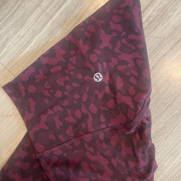 Lululemon Align Pant 28" Formation Camo Dark Adobe Multi Size 2 - Picture 4 of 5